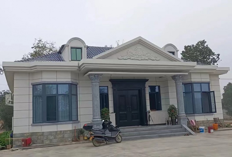 昌平農(nóng)村自建房外墻真石漆案例